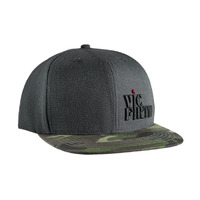Vic Firth Grey Camo 6-Panel Snapback Hat 