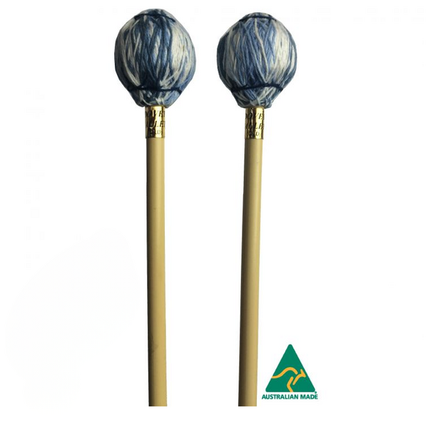 Dovey VM1R Hard Wound Marimba Mallets Rattan Handles