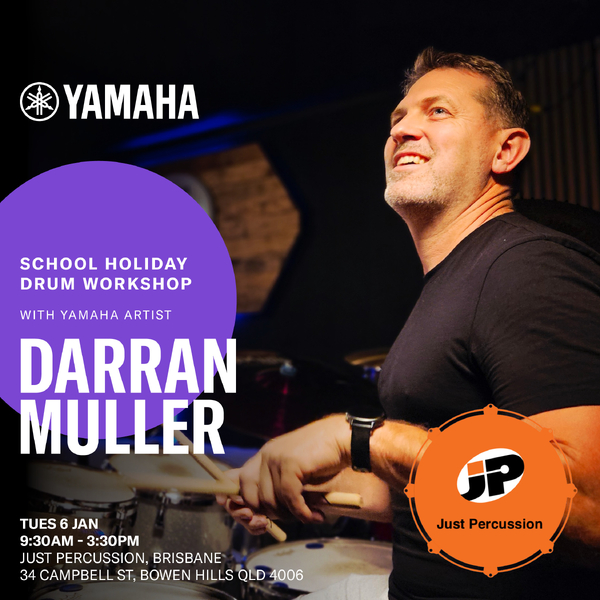 Yamaha School Holiday Workshop with Darran Muller (Limited spaces, ticket required)