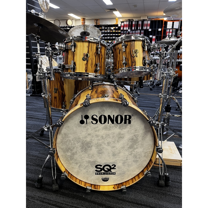 Sonor SQ2 Beech African Marble Shell Set (Gold Badges)