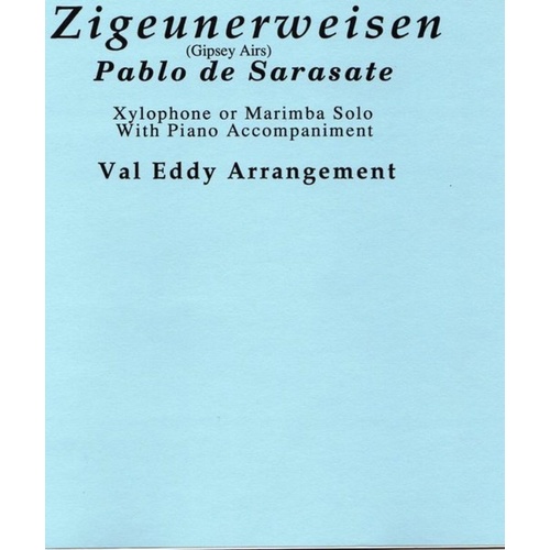 Pablo De Sarasate's Zigeunerweisen (Gypsy Airs) Xylophone Or Marimba Solo