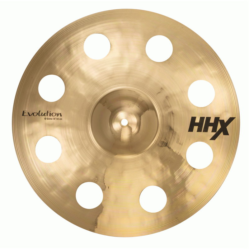 Sabian 11800XEB HHX 18" EVO Ozone Crash Brillant - USED AT DAVE WECKL CLINIC