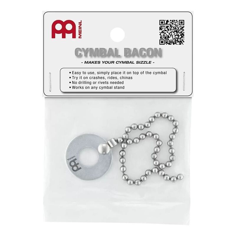 Meinl Cymbal Bacon 10.5" Stainless Steel Beaded Chain