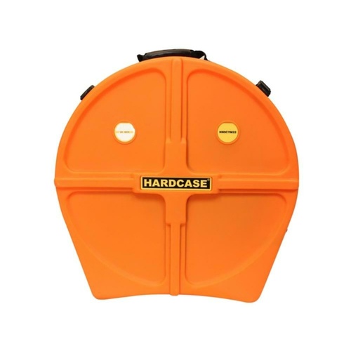 Hardcase 22 Inch (Holds 9 Cymbals) Case [Orange]