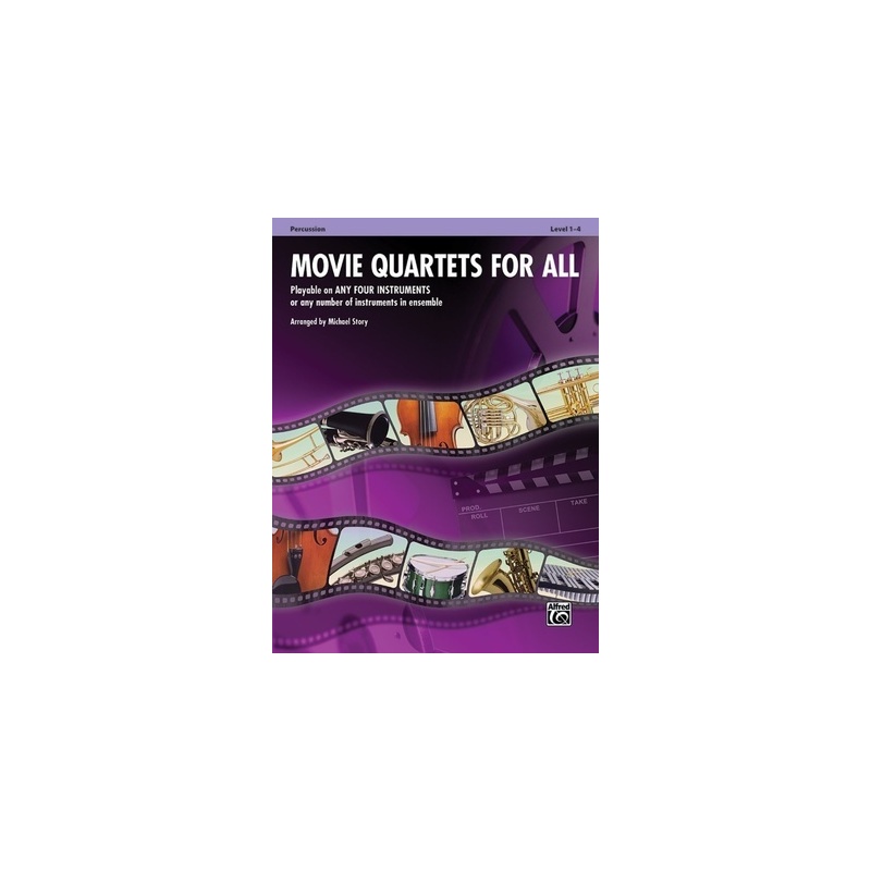 Movie Quartets for All - Percussion