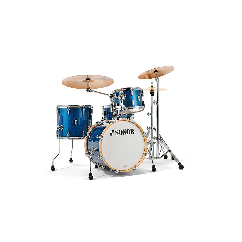 Sonor AQX Jazz 18" 4-Piece Shell Pack - Blue Ocean Sparkle