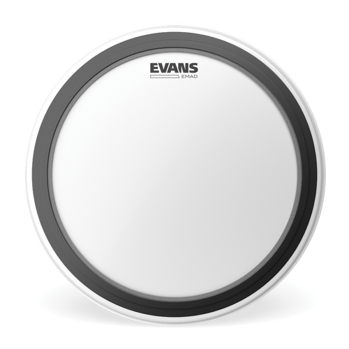 EVANS EMAD 18 INCH BASS DRUM HEAD COATED