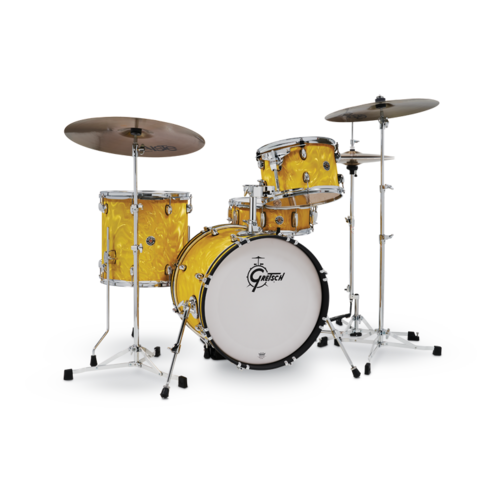 Gretsch Catalina Club 20" 4 Piece Shell Pack - Yellow Satin Flame