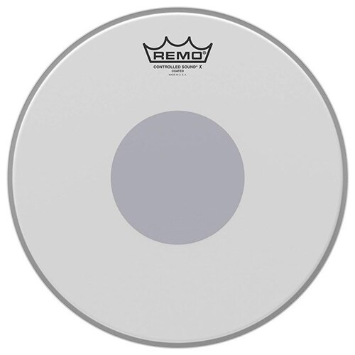 Remo Controlled Sound X 14" Coated w/ Black Dot Bottom Drum Head