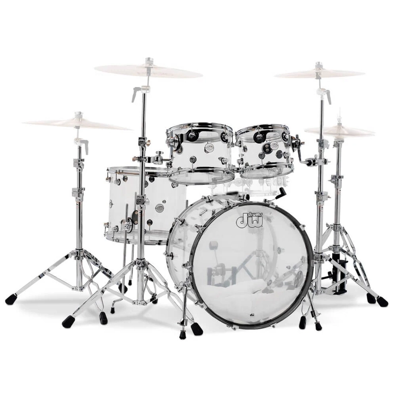 DW DESIGN 4PC SHELL PACK Clear Acrylic
