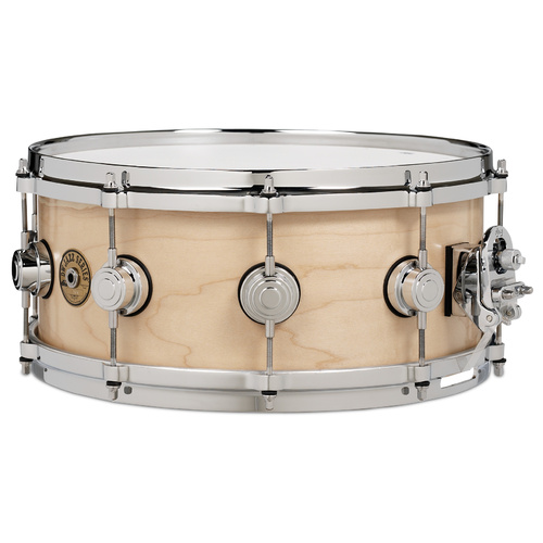 DW 14 X 5.5 Inch Jazz Snare Drum Satin Oil w/Chrome Hardware