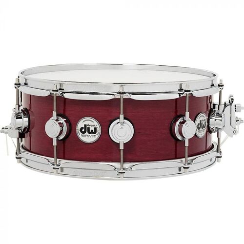 DW Collectors Series Purpleheart Lacquer Custom 14 x 5.5 Snare Drum w/ Chrome Hardware 