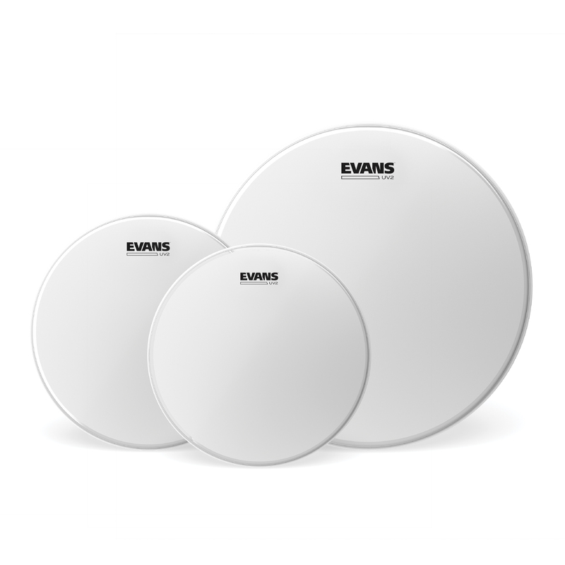 EVANS UV2 Coated Tom Pack - Fusion (10", 12", 14")
