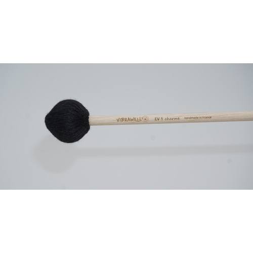 Vibrawell Etude Extra Hard Vibe/Marimba Mallets - Black
