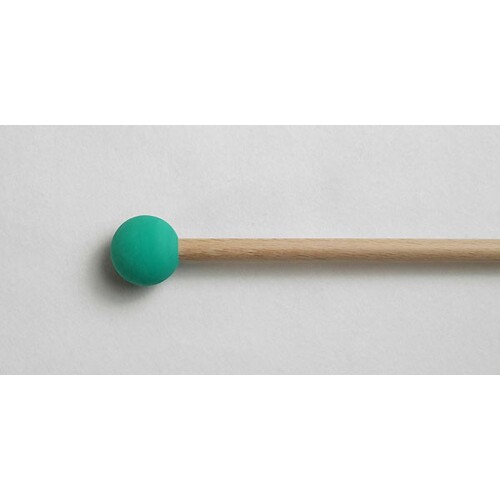 Vibrawell Etude Medium Hard Rubber Xylo Mallets Green