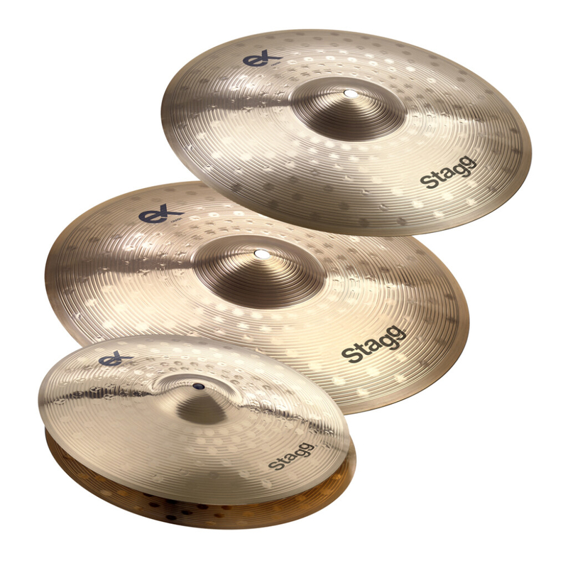 Stagg B8 Bronze Cymbal Set 14/16/20 + Bag