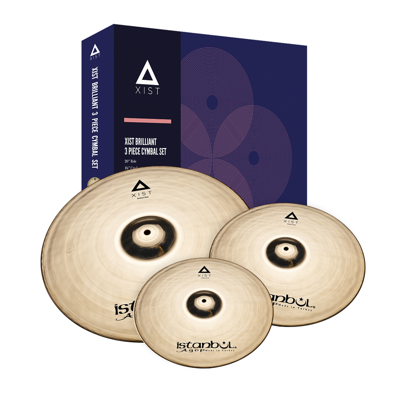 Istanbul Xist Brilliant 14"/16"/18"/20" Cymbal Set + Cymbal Bag