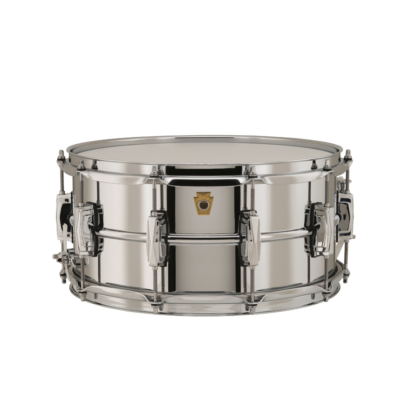 Ludwig Chrome-Over-Brass 6.5x14 Snare Drum