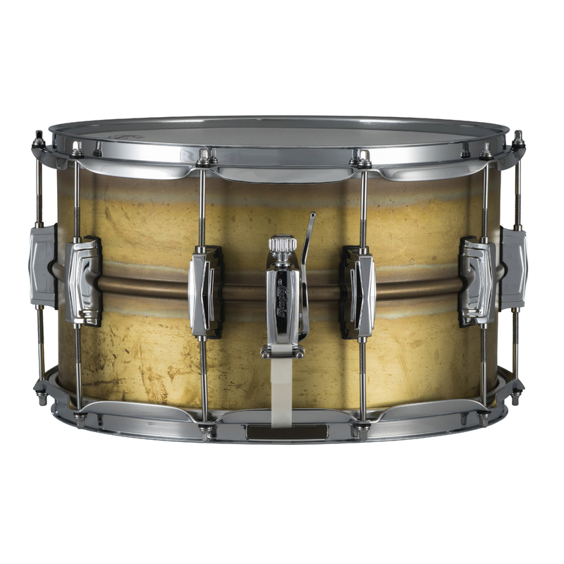 Ludwig Raw Brass Phonic 8x14 Snare Drum