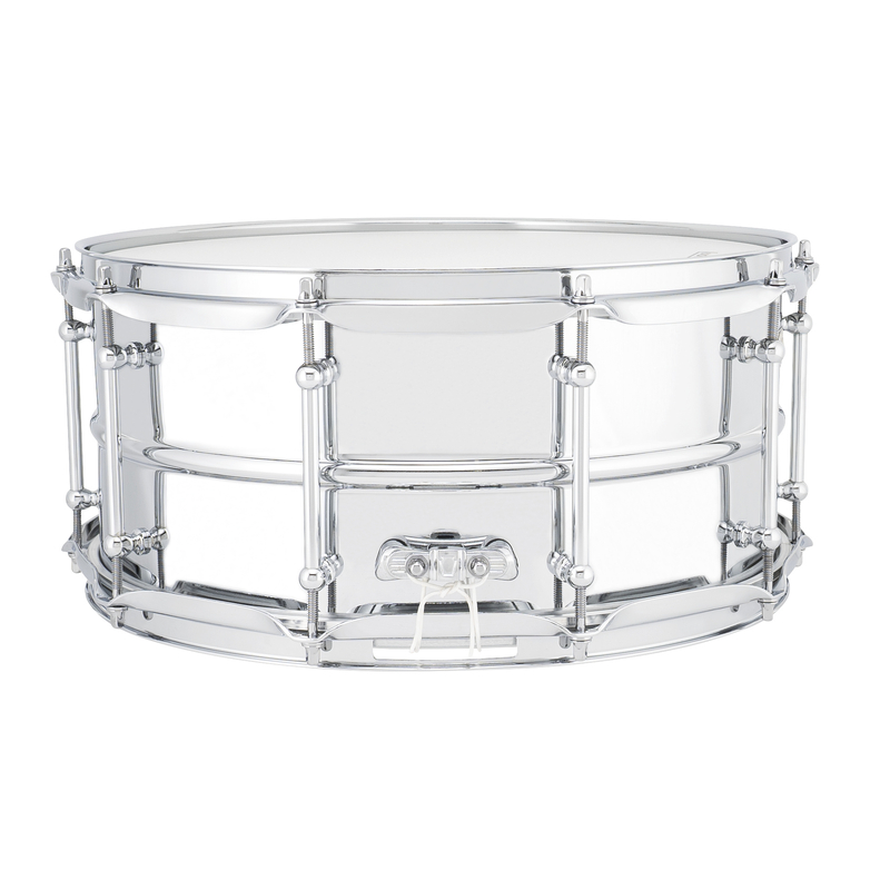 Ludwig Supralite 14 x 6.5 Steel Snare Drum