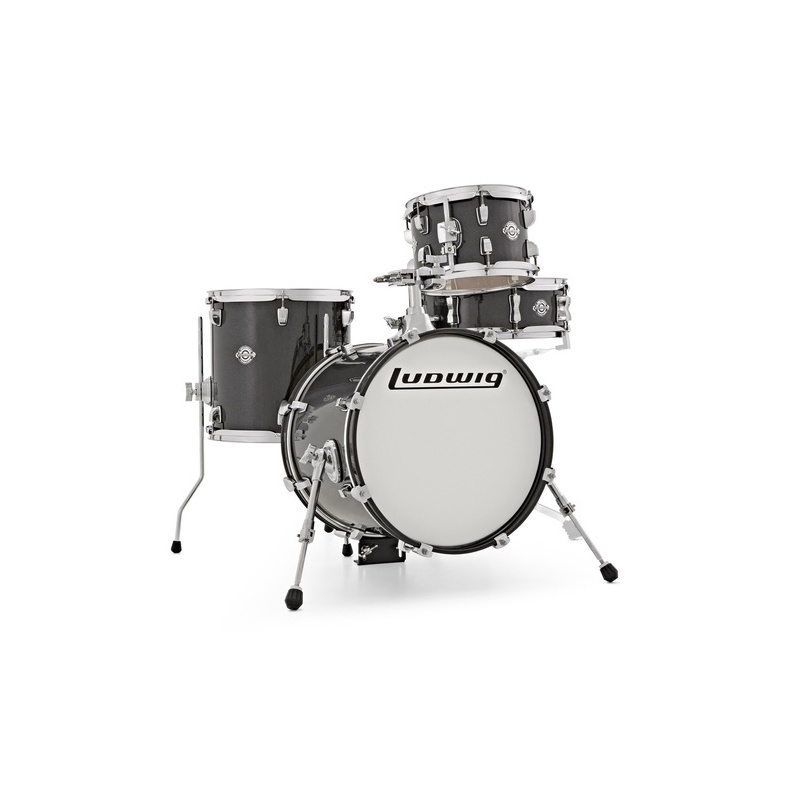Ludwig Breakbeats Shell Pack - Black Sparkle