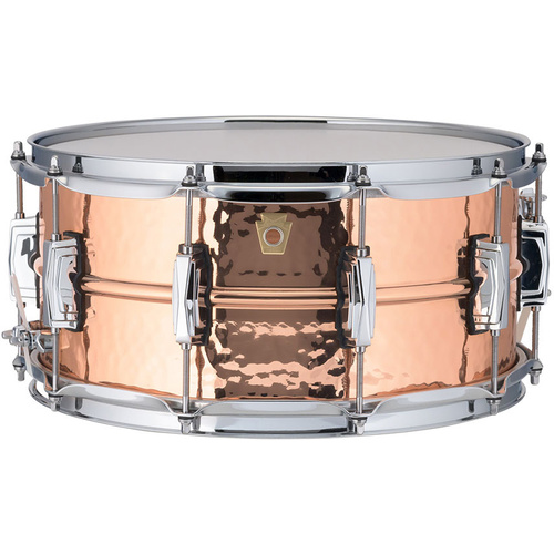 LUDWIG COPPERPHONIC 14 X 6.5 HAMMERED SNARE