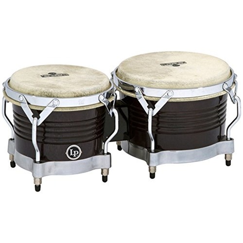 M201-BKWC MATADOR WOOD BONGOS BLACK/CHROME