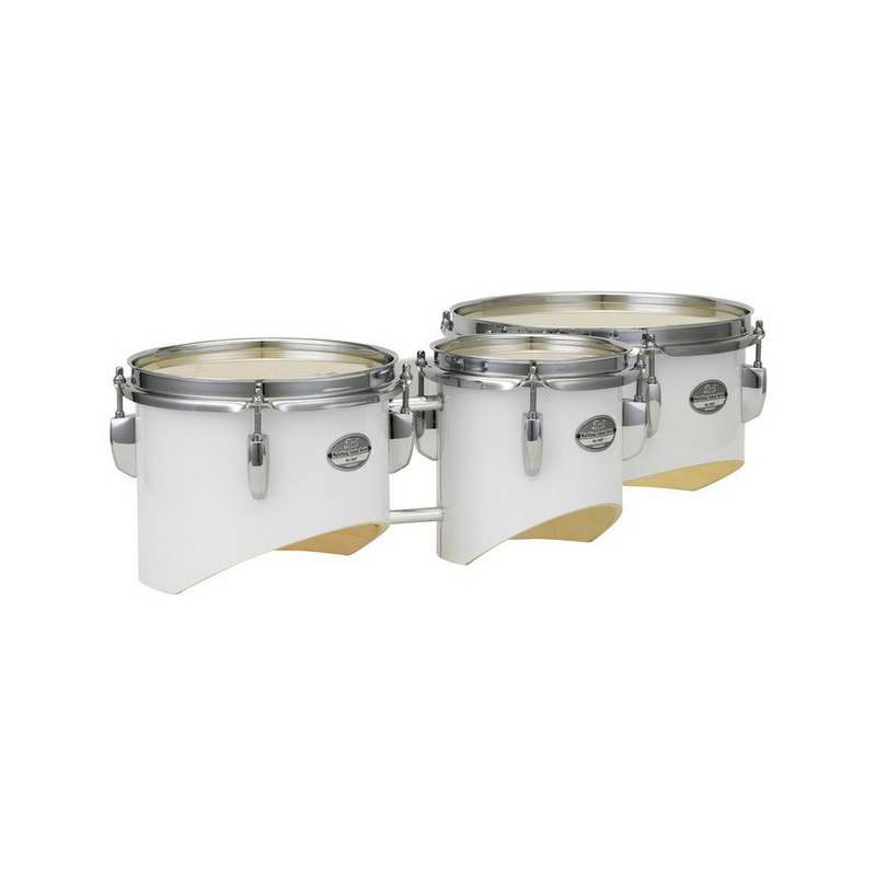 Pearl Junior Trio 6-8-10 Marching Tom Set - Pure White