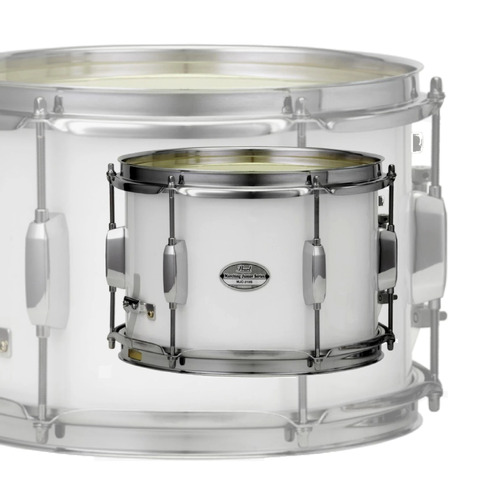 PEARL JUNIOR MARCHING Snare Drum 10X7" WHITE