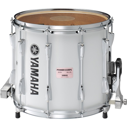 Yamaha Power Corps 14 x 12 Marching Snare Drum - White