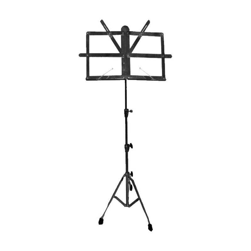DELUXE MUSIC STAND BLACK - foldable