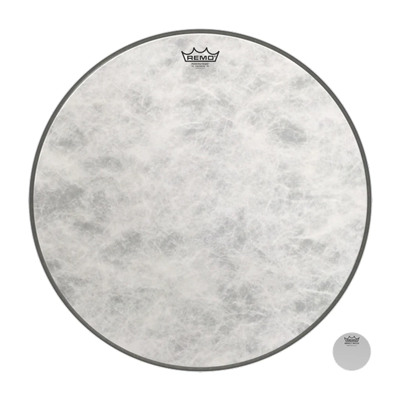 REMO AMBASSADOR 24 INCH BASS DRUM HEAD POWERSTROKE 3 FIBERSKYN