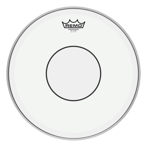 Remo 14" Powerstroke 77 Clear Drum Head w/ Clear Dot