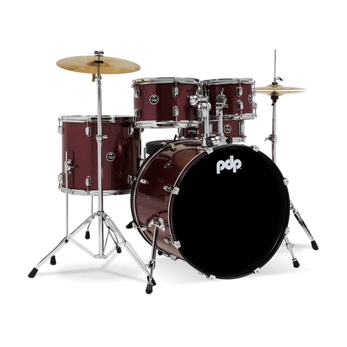 PDP Centerstage 20" 5 Piece Drum Kit - Ruby Red