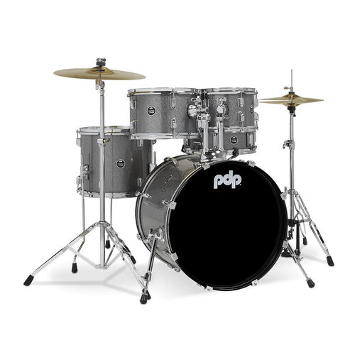 PDP Centerstage 20" 5 Piece Drum Kit - Silver Sparkle