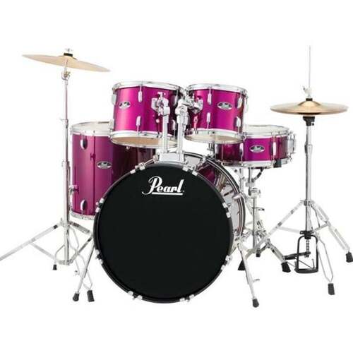 Pearl Roadshow 20" 5-Piece Fusion Drum Kit - Pink Metallic