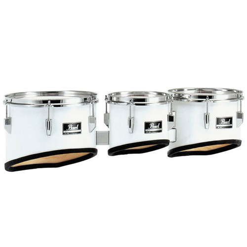 COMPETITOR  MARCHING TOM  SET  8+10+12 PURE WHITE