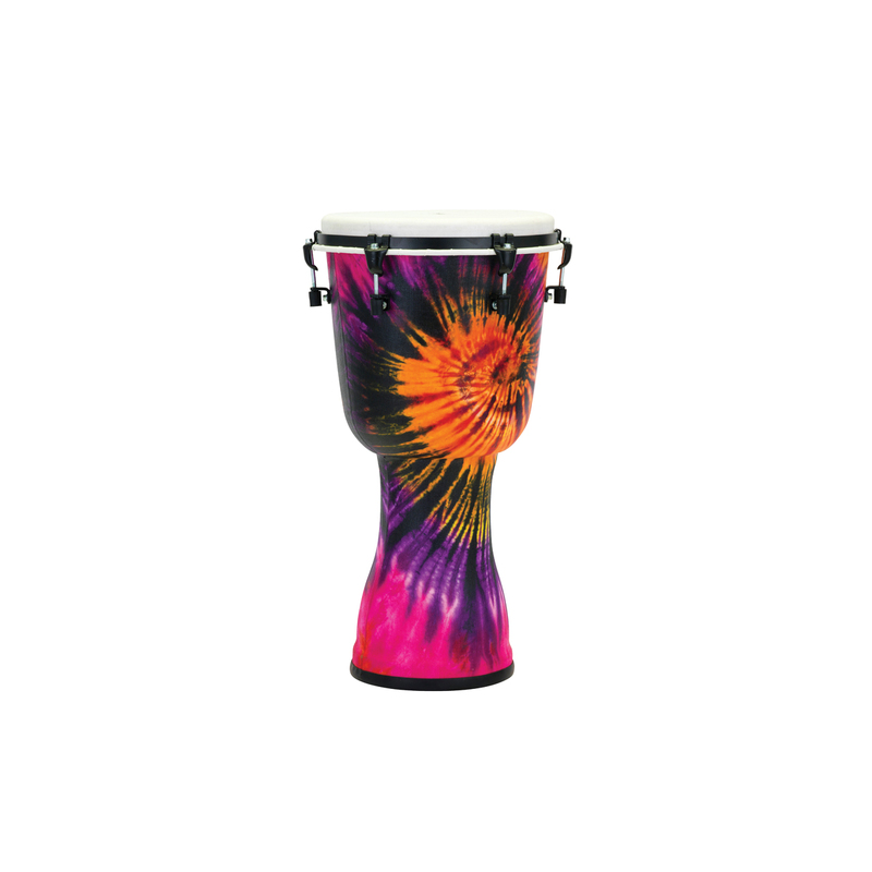12" SYNTHETIC SHELL DJEMBE, TOP TUNED  - PURPLE HAZE
