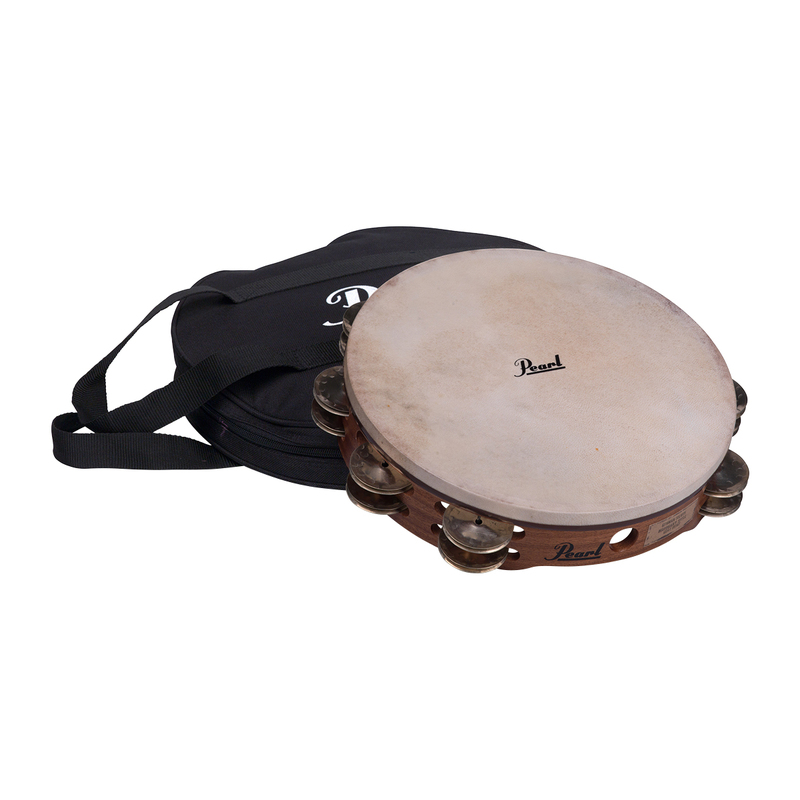 TAMBOURINE ORCHESTRAL GERMAN SILVER JINGLES W/BAG