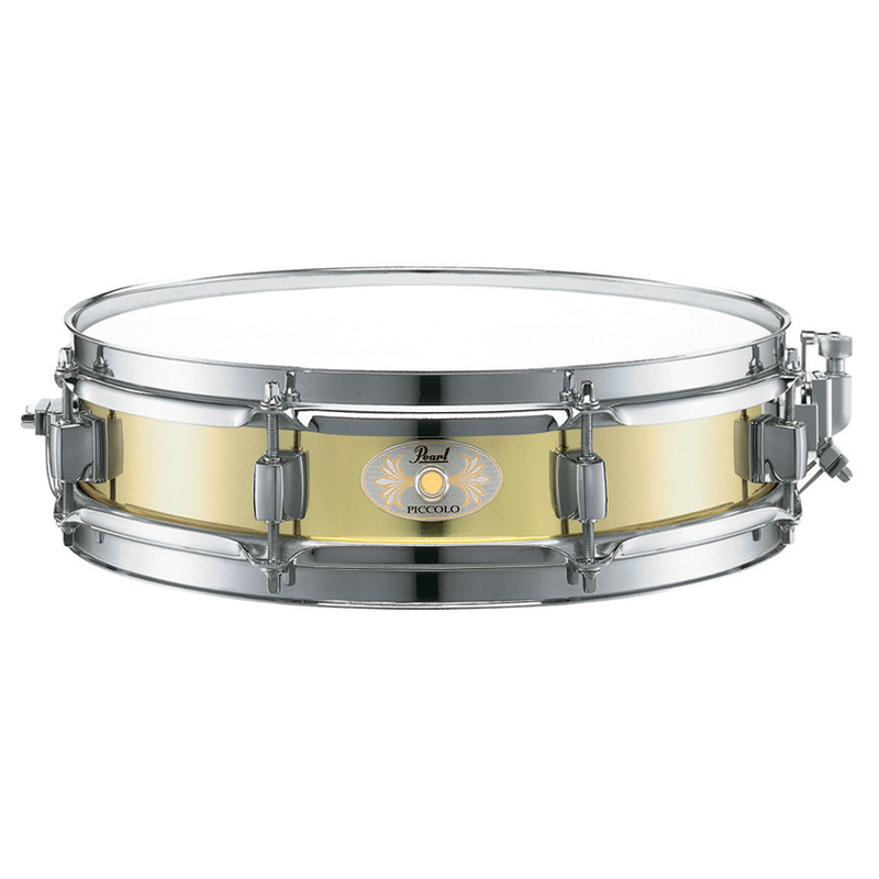 Pearl Effects Brass Piccolo Snare Drum, 13 x 3