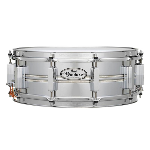 Pearl Duoluxe Chrome Over Brass 14 x 5 Snare Drum