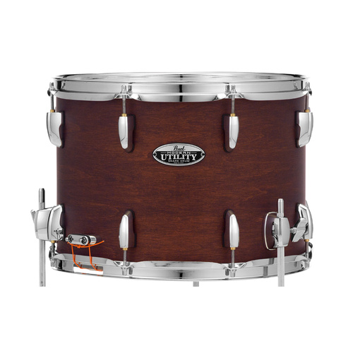 MODERN UTILITY  14 x 10  6-PLY MAPLE FLOOR SNARE  SATIN MAHOGANY