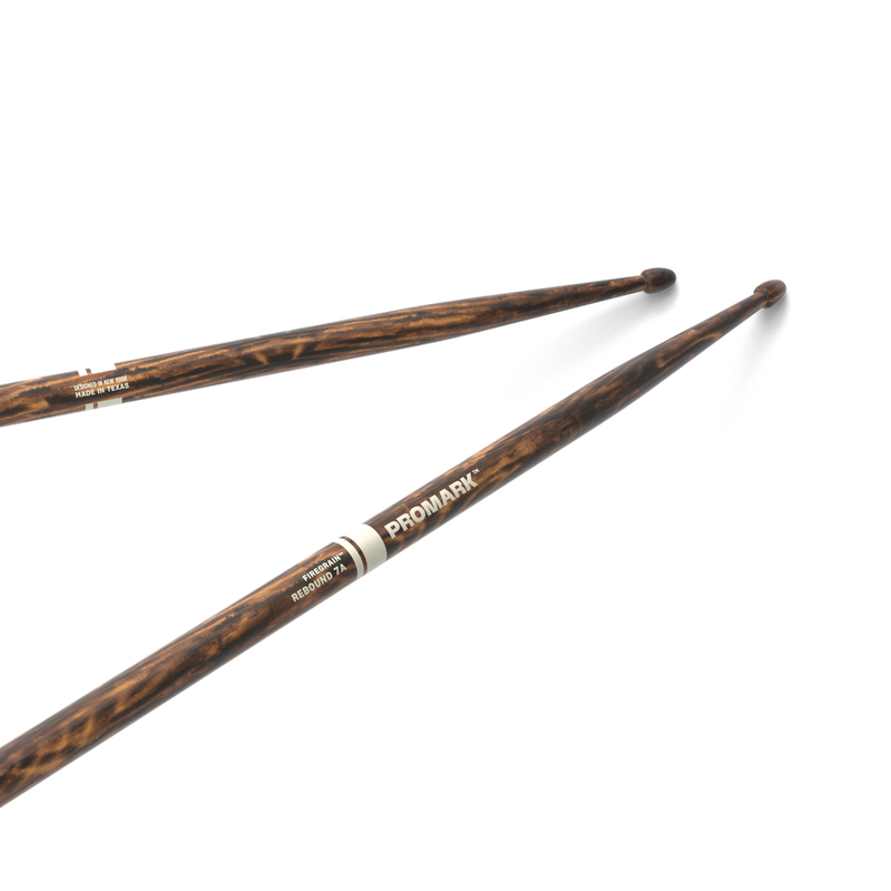 ProMark Rebound 7A FireGrain Hickory Drumstick, Acorn Wood Tip