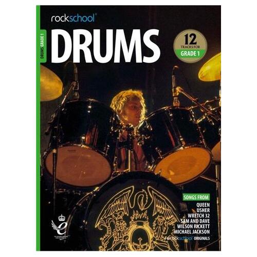 AMEB Rockschool Drums Grade 1 2018-2024 Book/OA