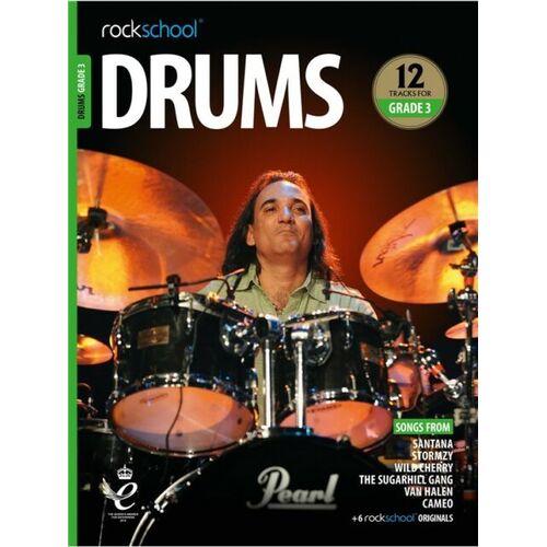 AMEB Rockschool Drums Grade 3 2018-2024 Book/OA