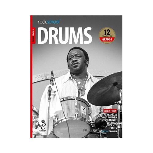 AMEB Rockschool Drums Grade 4 2018-2024 Book/OA