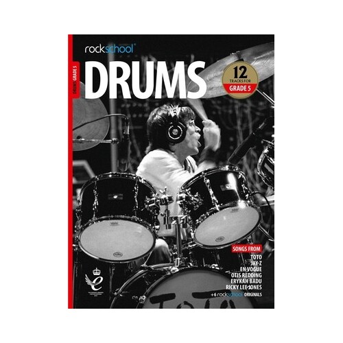 AMEB Rockschool Drums Grade 5 2018-2024 Book/OA