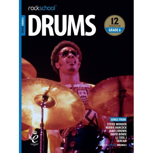 AMEB Rockschool Drums Grade 6 2018-2024 Book/OA