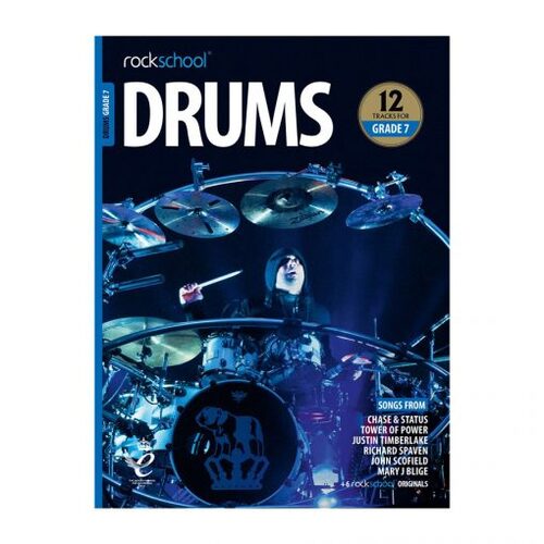 AMEB Rockschool Drums Grade 7 2018-2024 Book/OA