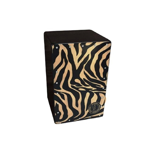 Samba Cajon Adjustable Strings Regular Black - Zebra